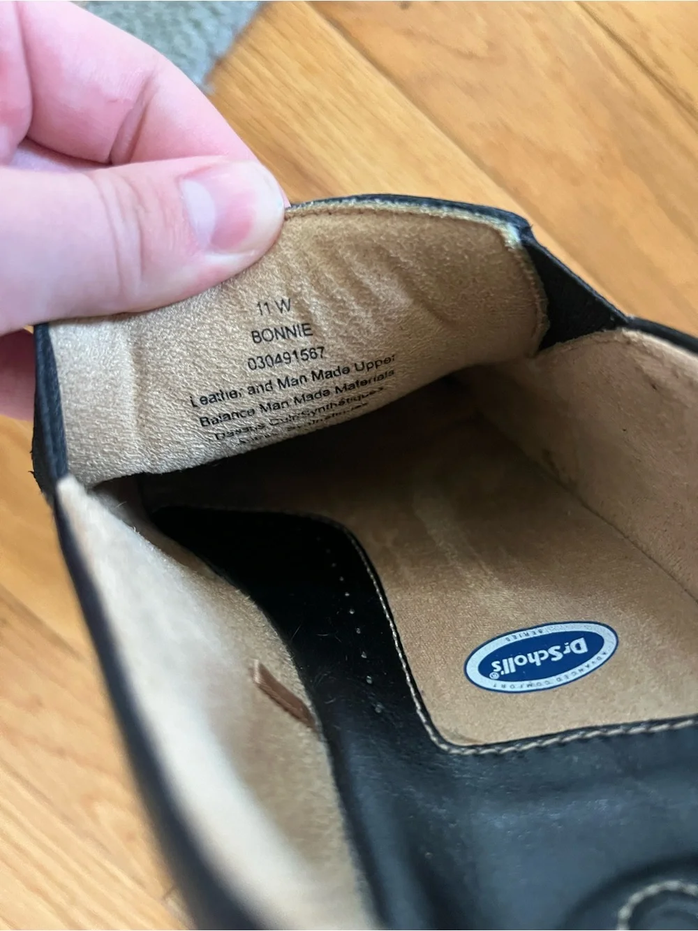 Dr. Scholl's 11W Black Slip-On Comfort Shoes